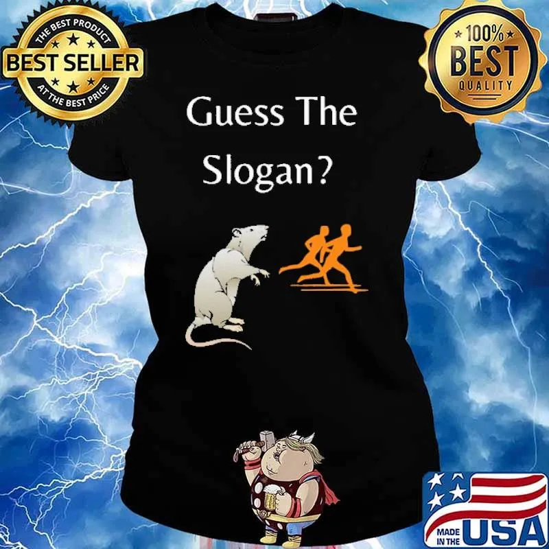 Guess The Slogan Mouse Running Shirt Ladies tee