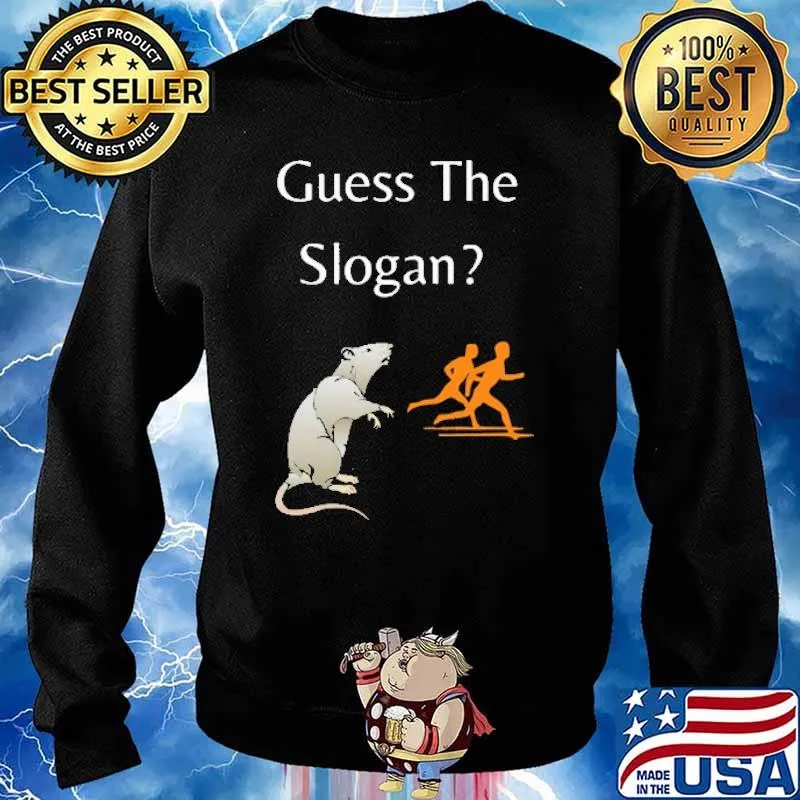 Guess The Slogan Mouse Running Shirt Sweater