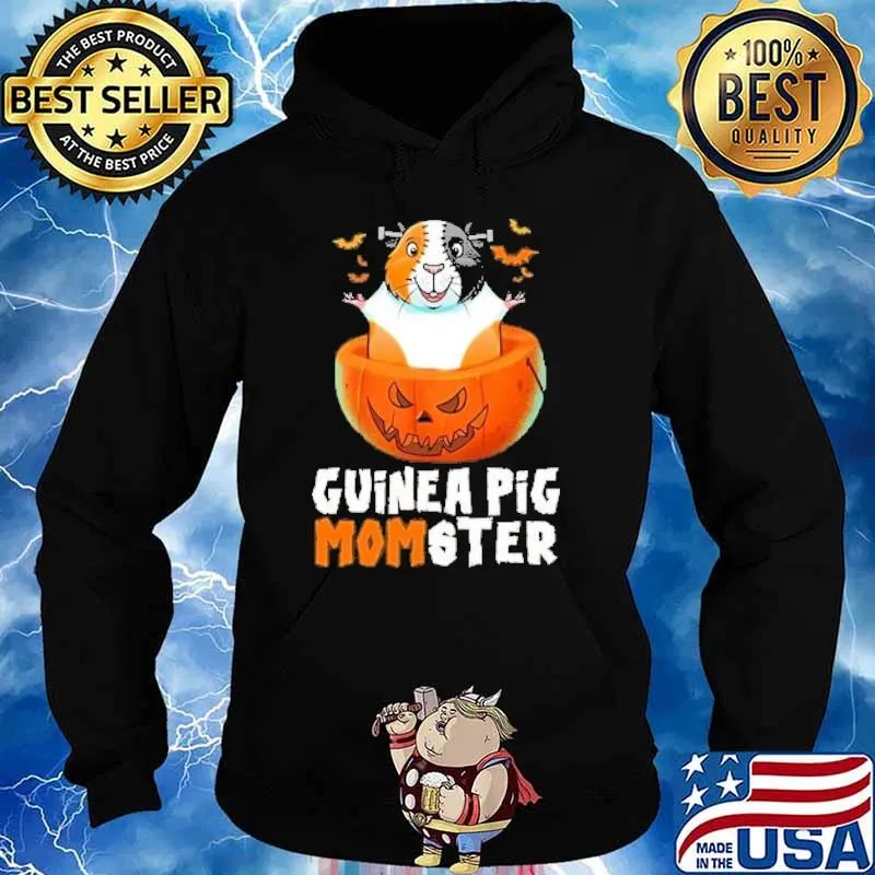 Guinea Pig Momster Pumpkin Halloween Shirt Hoodie