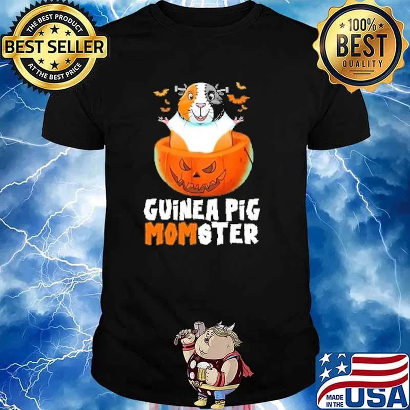 Guinea Pig Momster Pumpkin Halloween Shirt