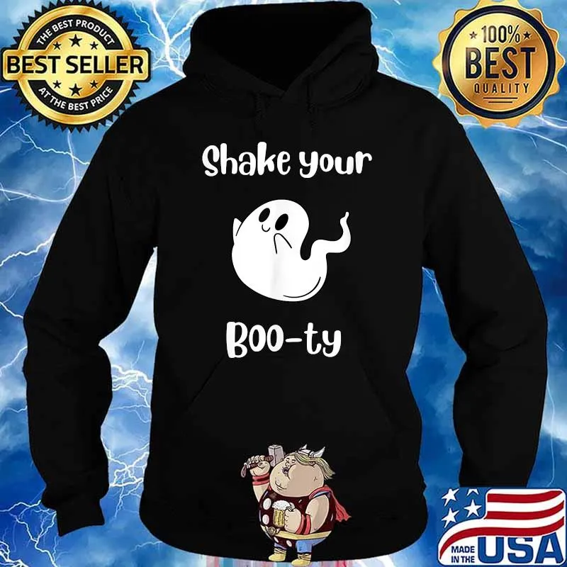 Halloween Holiday Ghost Booty Seasonal Attire T-Shirt Hoodie