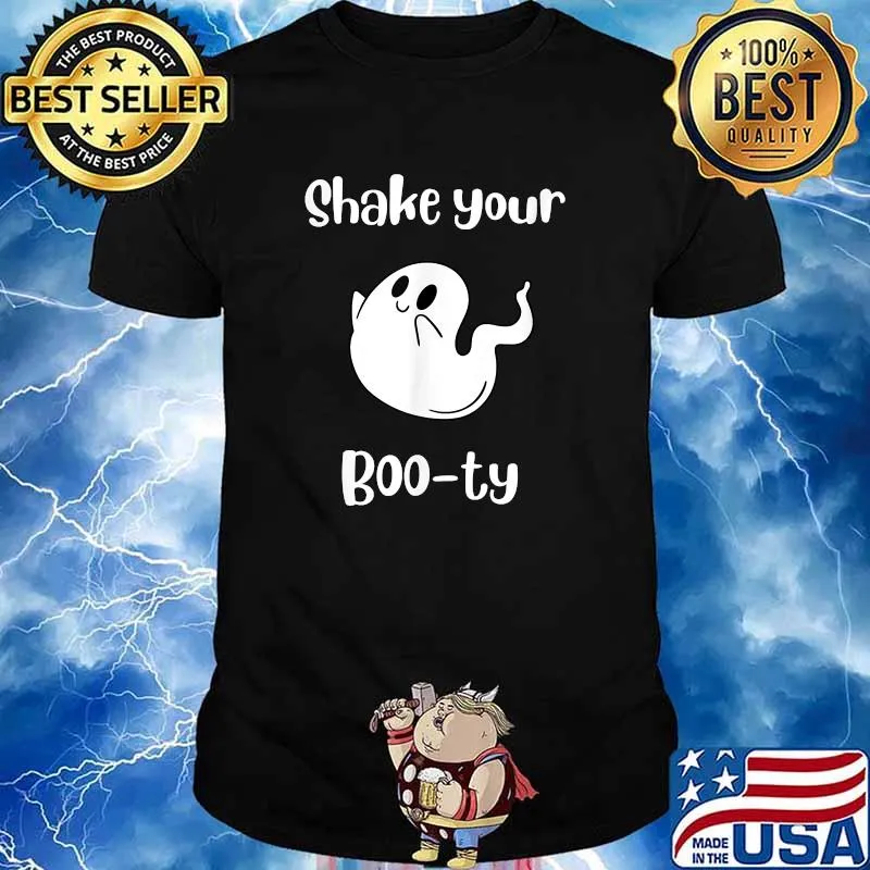 Halloween Holiday Ghost Booty Seasonal Attire T-Shirt