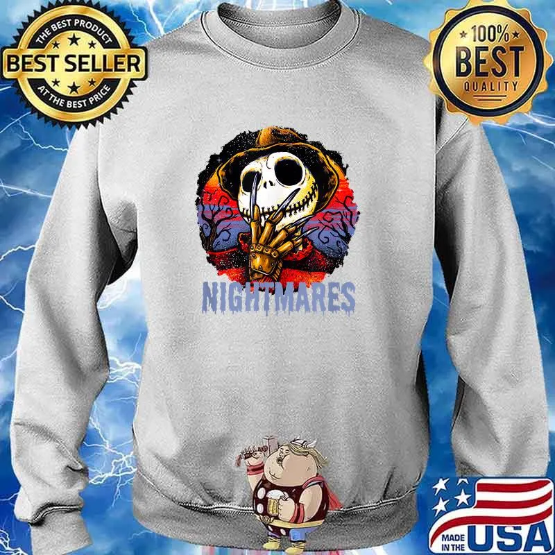 Halloween Nightmares Jack Skellington T-Shirt Sweater