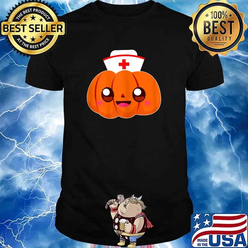 Halloween Pumpkin Nurse T-Shirt