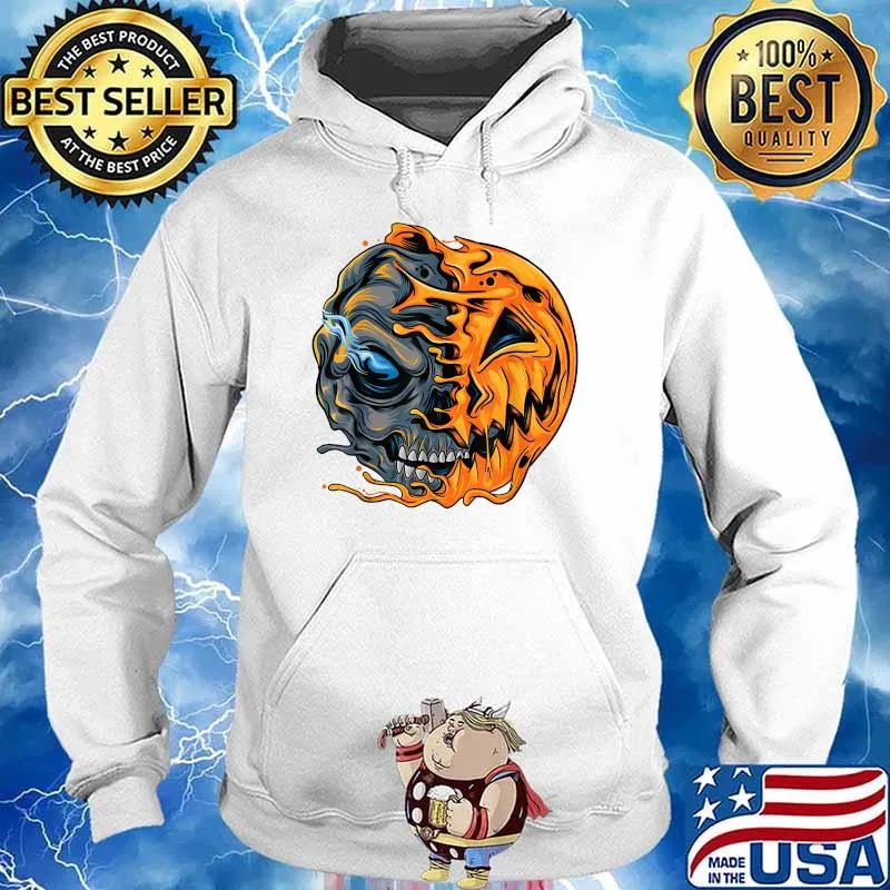 Halloween Pumpkin Skull Zombie T-Shirt Hoodie