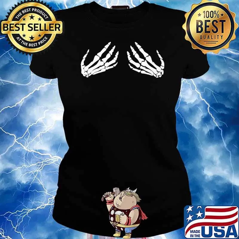 Hand Skull Shirt Ladies tee