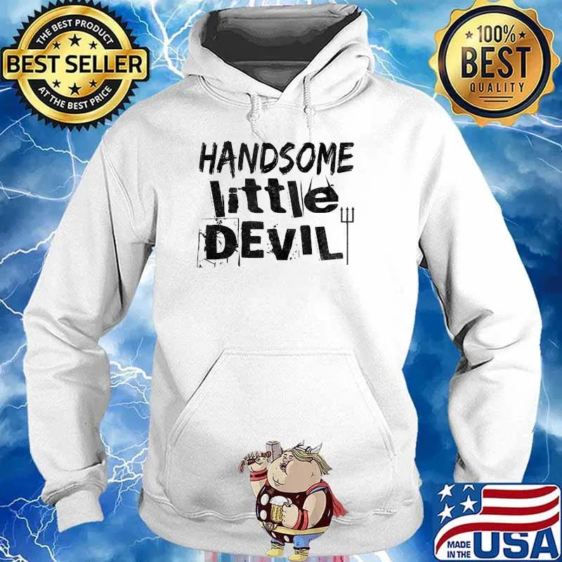Handsome Little Devil - Funny Halloween Tank Top Hoodie