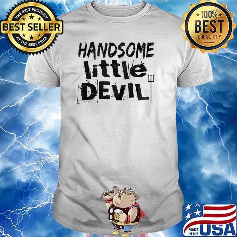 Handsome Little Devil - Funny Halloween Tank Top