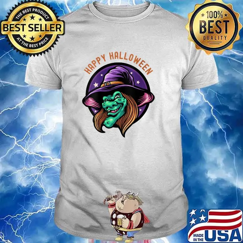 Happy Halloween Cute Scary Witch T-Shirt