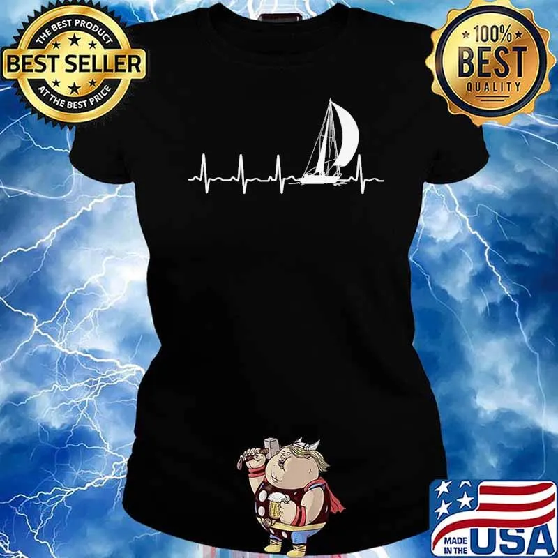 Heartbeat Sailling Shirt Ladies tee