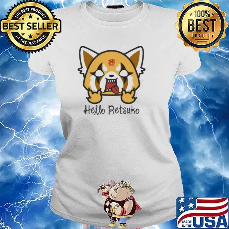 Hello Retsuko Cat Shirt Ladies tee