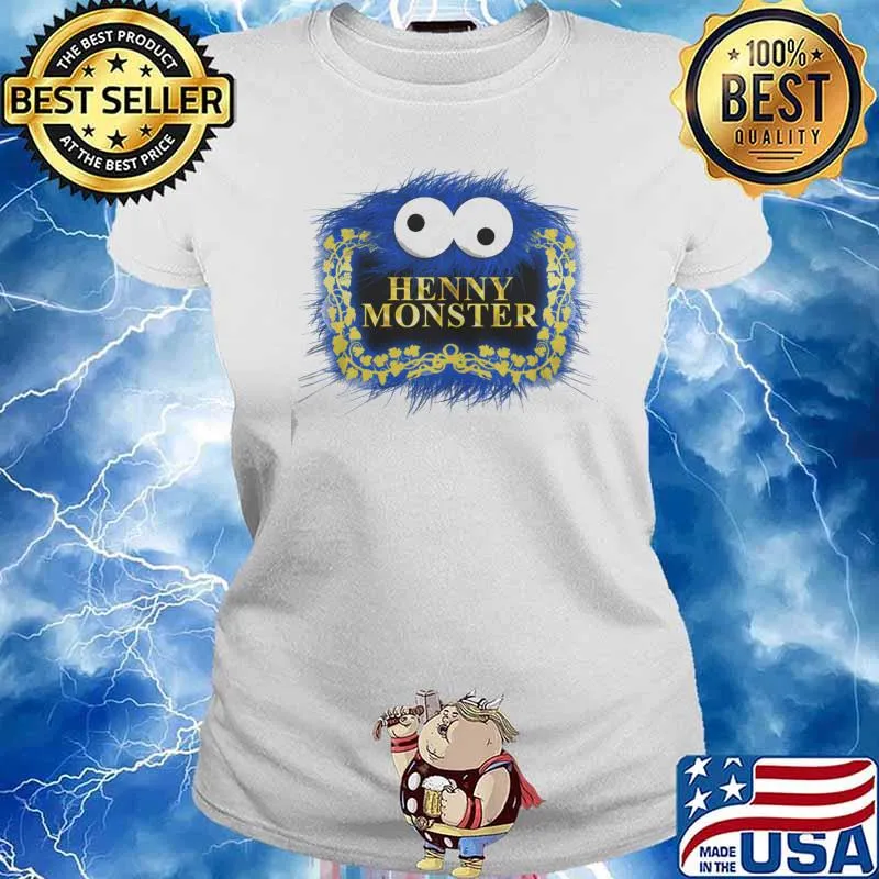 Henny monster muppet s Ladies tee