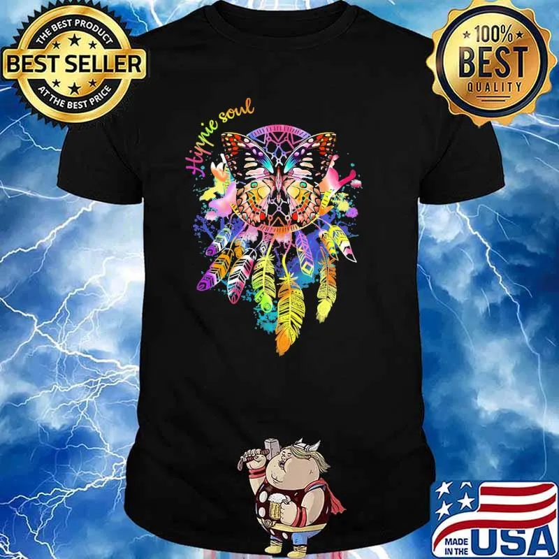 Hippie Sould Butterflt DreamCatcher Shirt