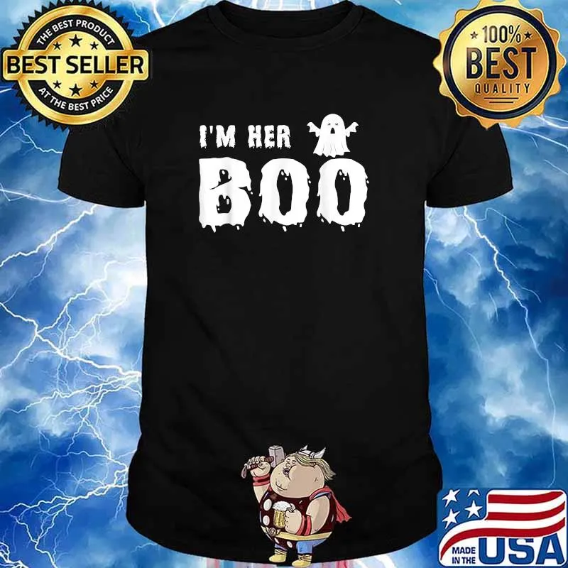 His Her Matching Halloween Costume Women Funny Couples T-Shirt