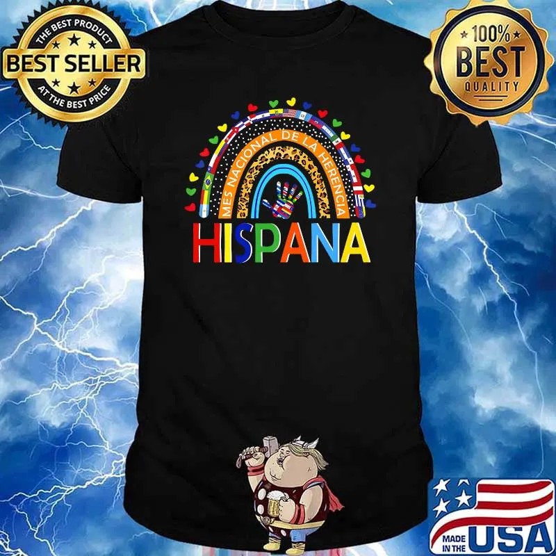 Hispanic Mes Nacional De La Herencia Hispana LGBT T-Shirt