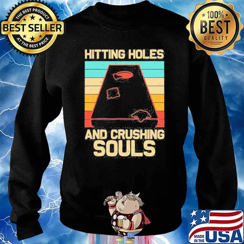 Hitting holes and crushing souls vintage s Sweater