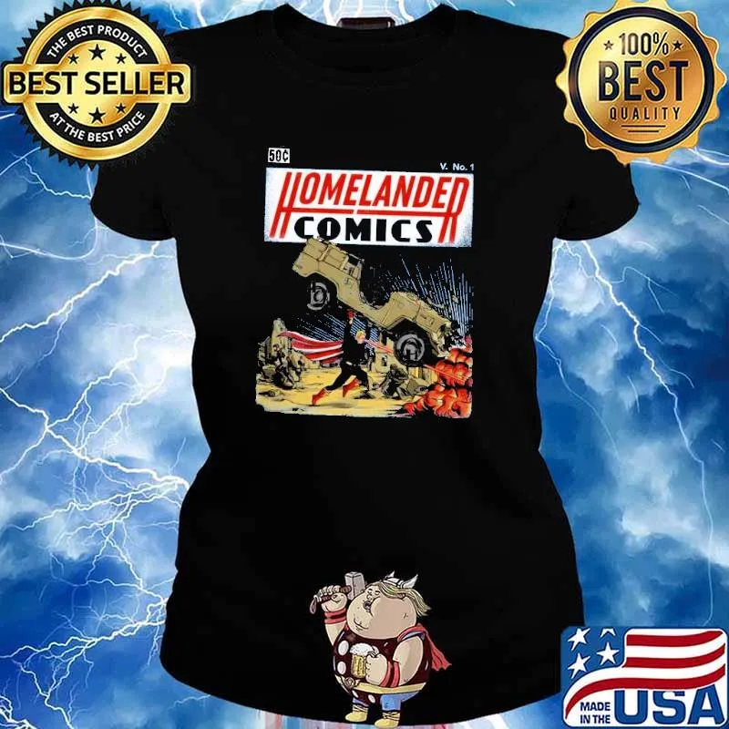 Homelanded comics superman laser eyes s Ladies tee
