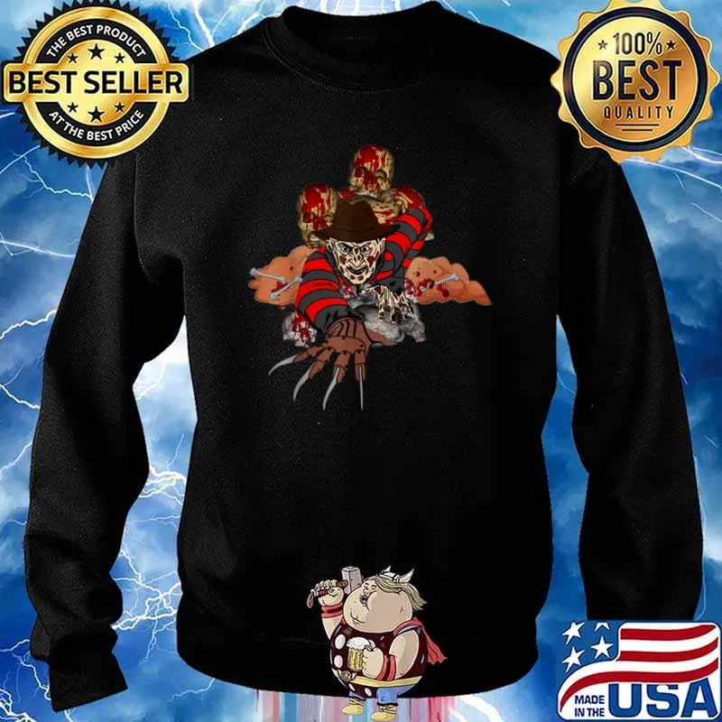 Horror Characters Halloween Shirt Sweater