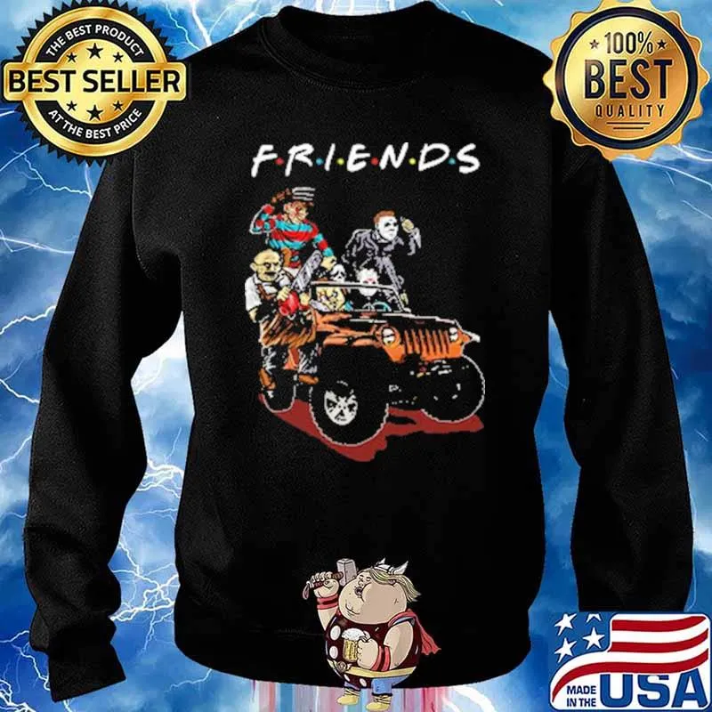 Horror Jeep Friends Halloween Shirt Sweater