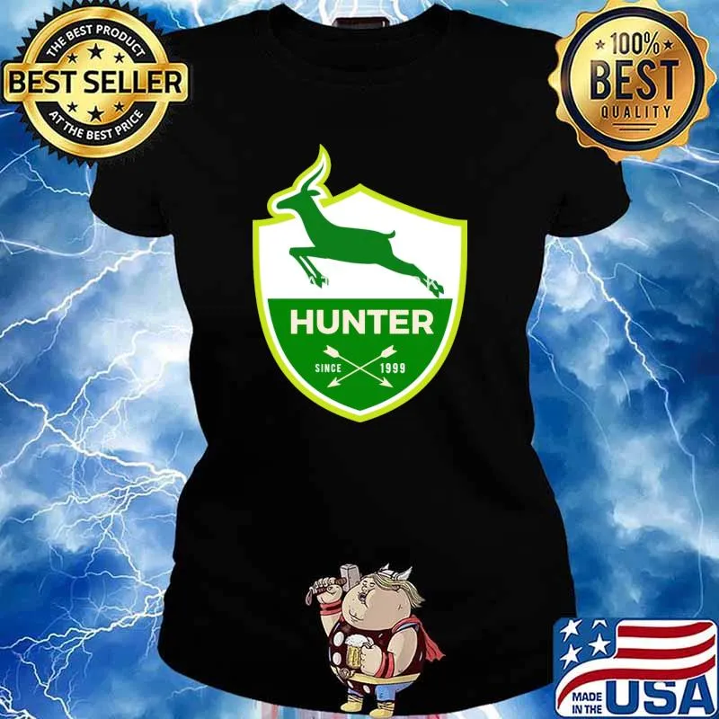 Hunter since 1990 hunting deer s Ladies tee