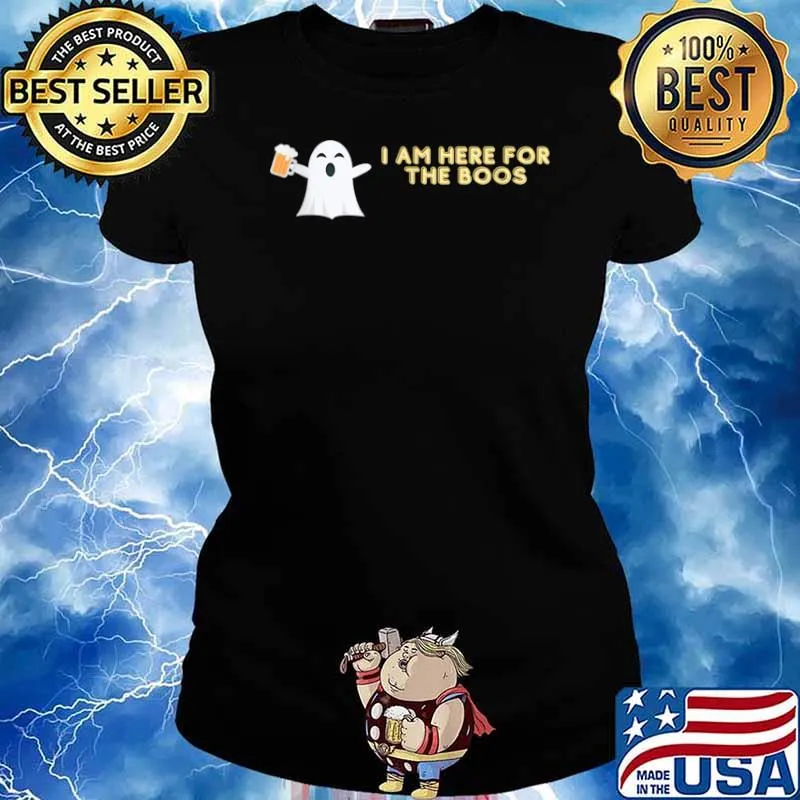 I am here for the boos Halloween Spooky Shirt Ladies tee
