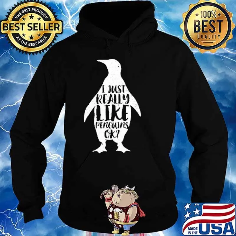 I just really like penguins ok s Hoodie