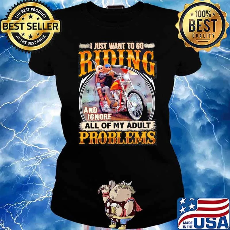 I just want to go riding and ignore all of my aldult problems s Ladies tee