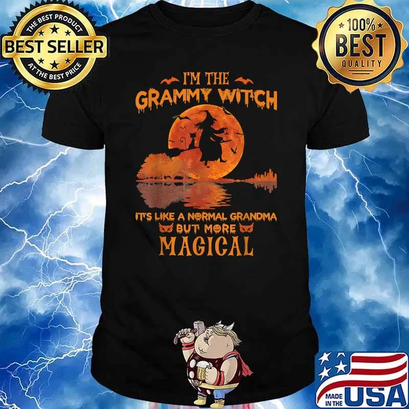 I'm The Grammy Witch Like A Normal Grandma but more Magical Witch Halloween T-Shirt