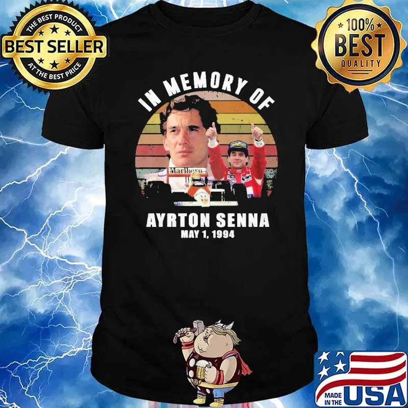 In memory of Ayrton Senna may 1,1994 vintage shirt