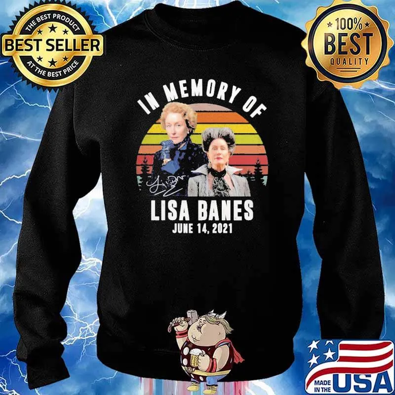 In memory of Lisa banes june 14,2021 vintage s Sweater