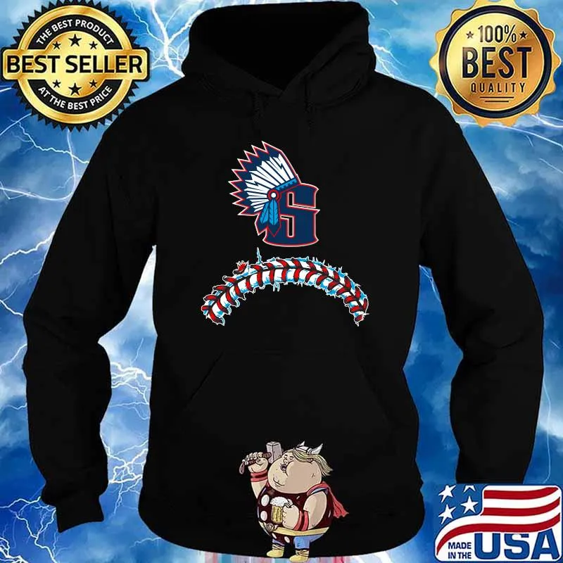 Indios Baseball Stitch T-Shirt Hoodie