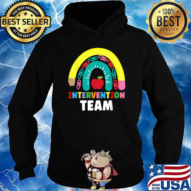 Intervention Team Pens Rulers Pins Apples T-Shirt Hoodie