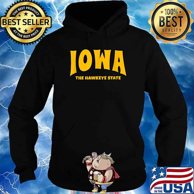 Iowa The Hawkeye State Vintage T-Shirt Hoodie