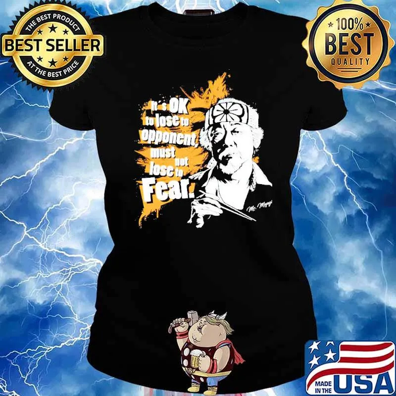 It’s OK to lose to opponent must not lose to fear Mr Miyagi s Ladies tee