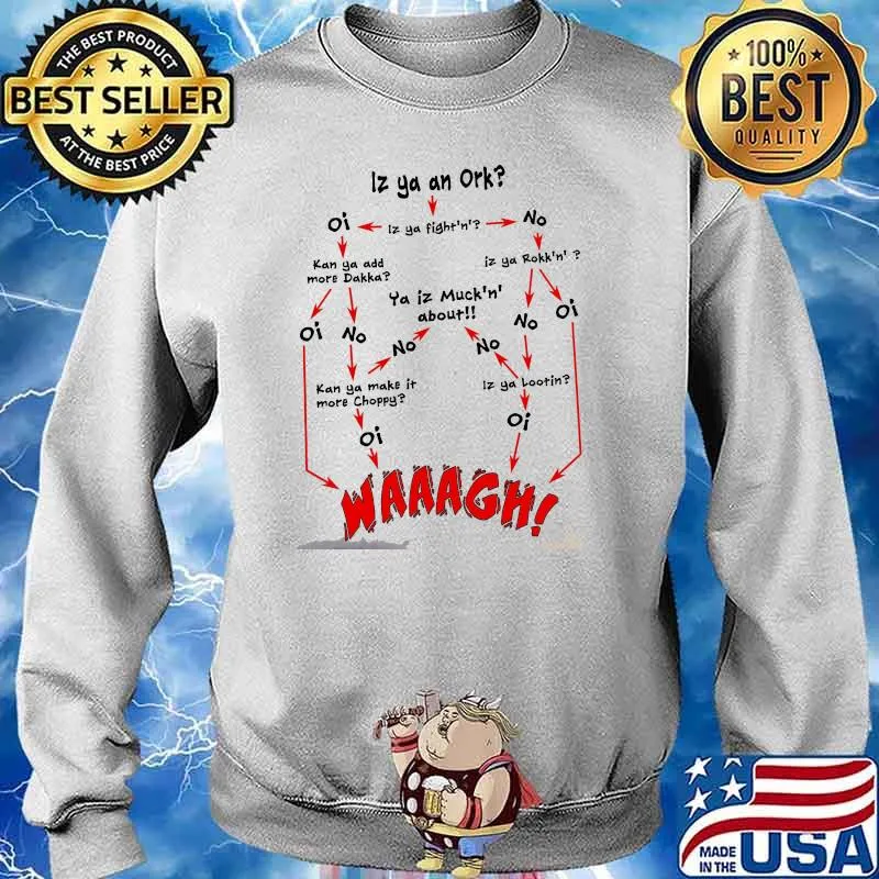 Iz Ya An Ork Oi Iz Ya Fight'n' No Shirt Sweater