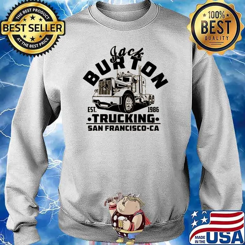 Jack burton J.Burton trucking san francisco ca est 1986 s Sweater