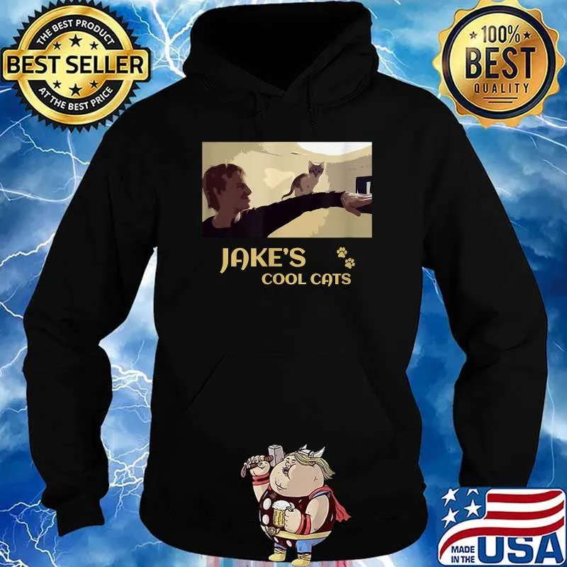 Jake's Cool Cats T-Shirt Hoodie