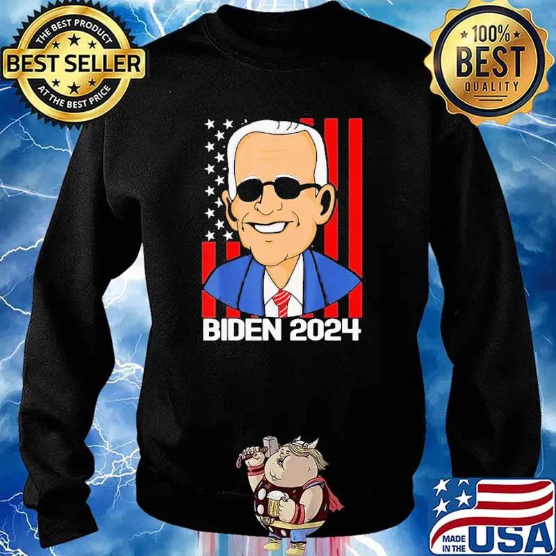 Joe Biden 2024 American Flag 2021 Shirt Sweater