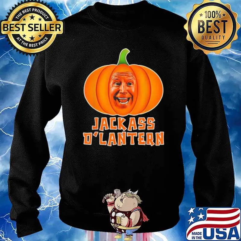 Joe Biden Pumpkin Jack ass O’Lantern Halloween s Sweater