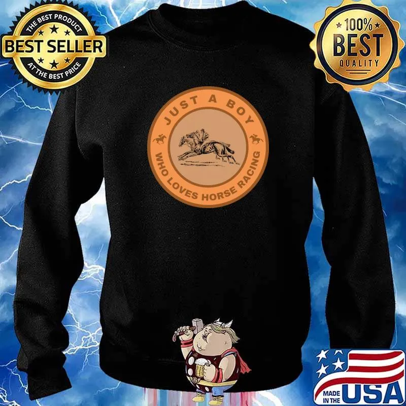 Just A Boy Who Loves Horse Racing s Sweater