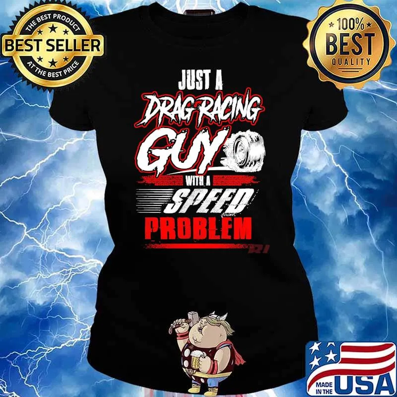 Just a Dragracing Gun with a speed problem Car Repair Shirt Ladies tee