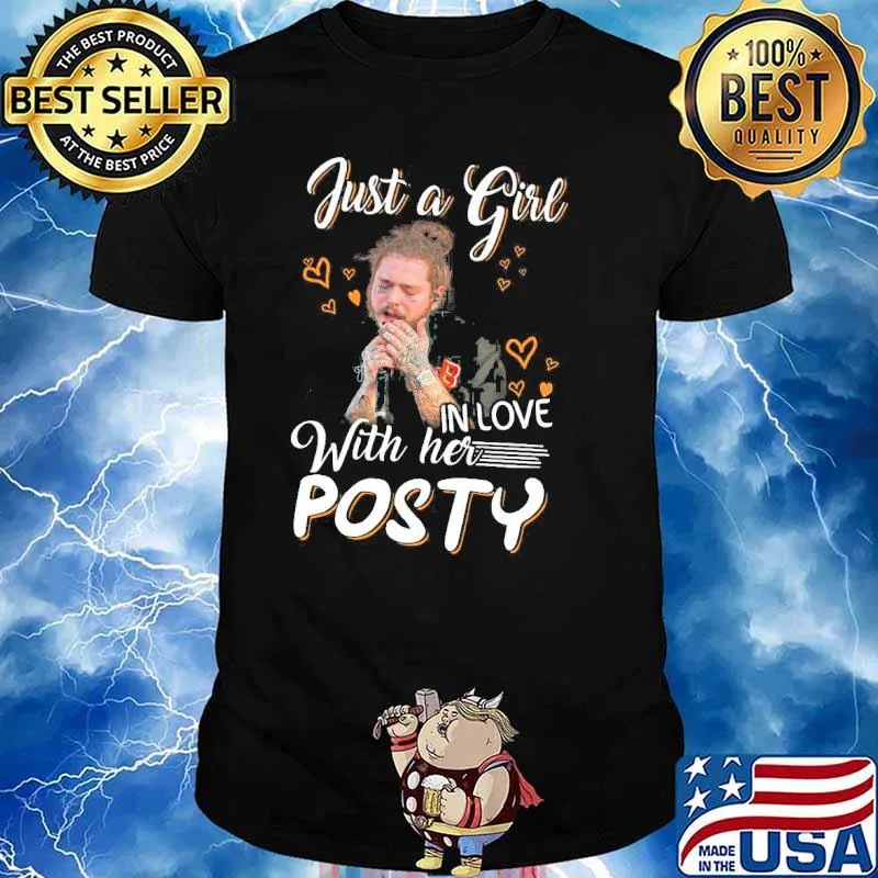 Just a girl in love with her posty shirt