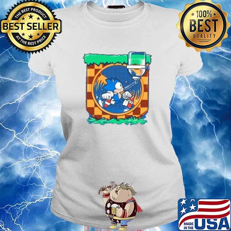 JUST A HOG IN A CAGE EXCLUSIVE SONIC SHIRT Ladies tee