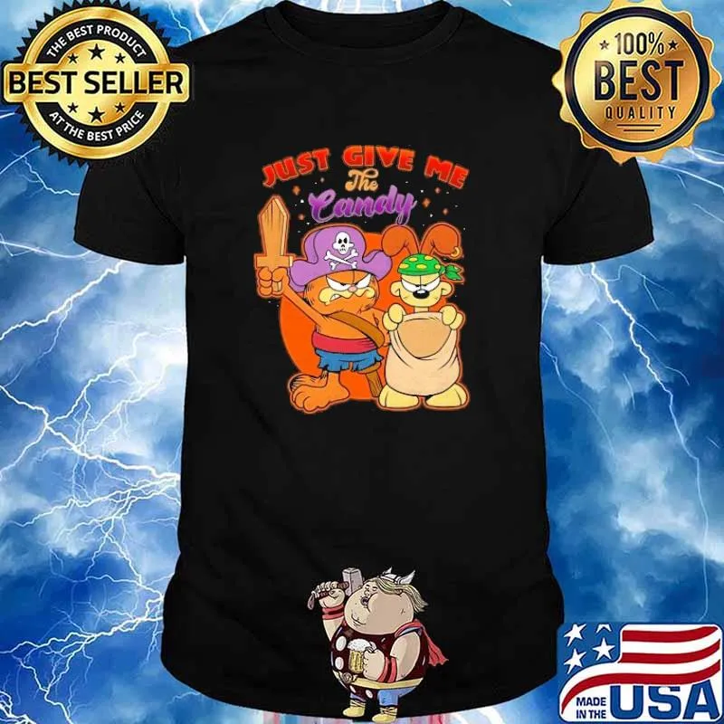 Just Give Me The Canday Halloween Garfield Shirt