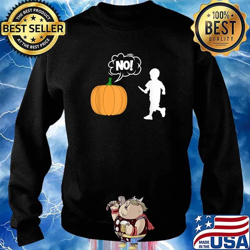 Kid Pumpkin Carving Comics Halloween T-Shirt Sweater