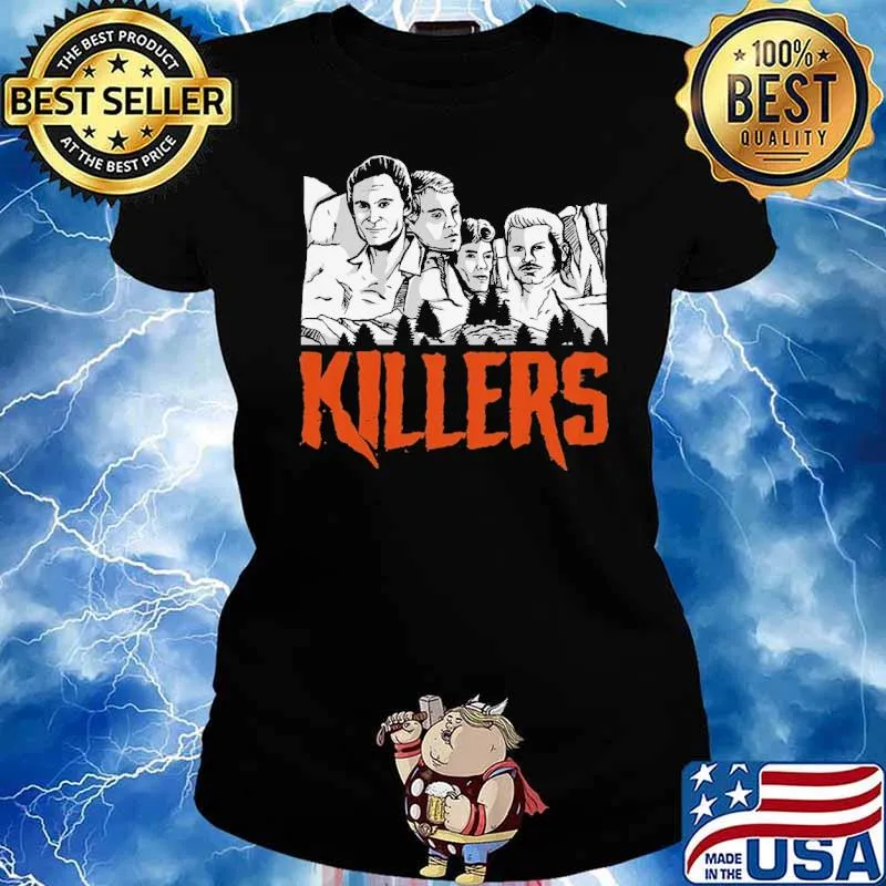Killer Stickers Henry Lee Lucas Jeffrey Dahmer John Wayne Gacy Richard Ramirez s Ladies tee