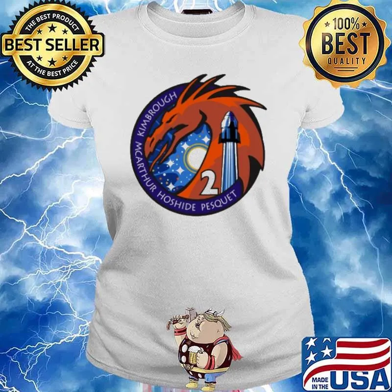 Kimbrough Mcarthur Hoshide Pesquet Dragon Shirt Ladies tee