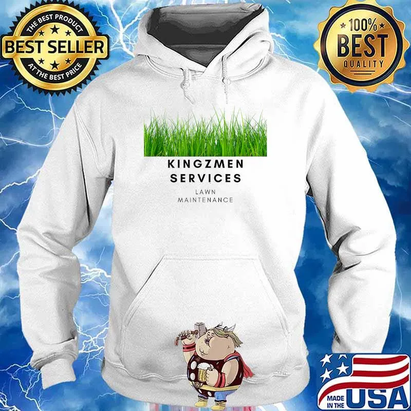 KINGZMEN SERVICES Lawn Maintenance T-Shirt Hoodie