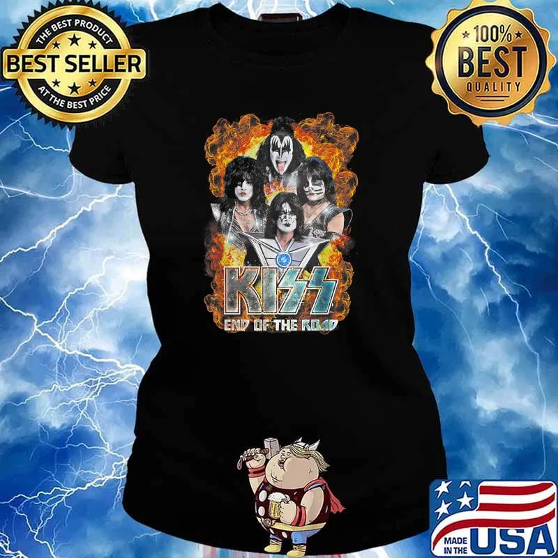 KISS End Of The Road Tour T-Shirt Ladies tee
