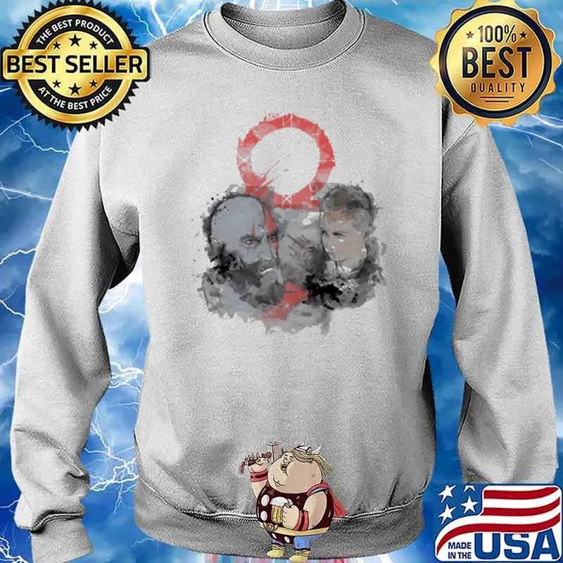 Kratos, god of war, playstation, sketch s Sweater